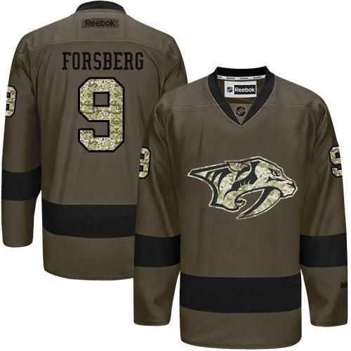 Glued Nashville Predators #9 Filip Forsberg Green Salute to Service NHL Jersey,We sell and wholesale Glued Nashville Predators #9 Filip Forsberg Green Salute to Service NHL Jersey on line form chian!